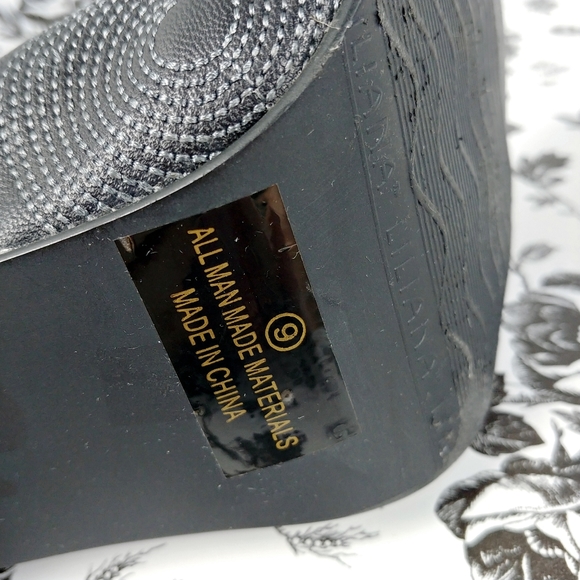 Liliana peep toe heels snakeskin studs detail sz 9 - Picture 7 of 8